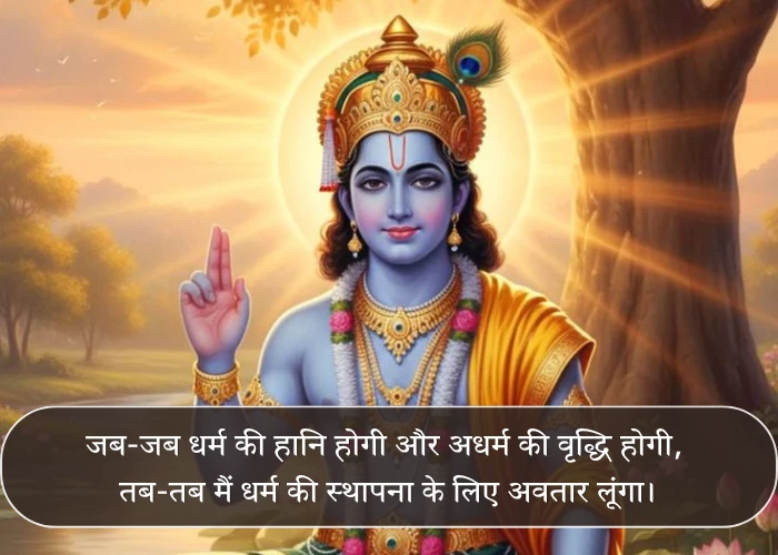 Shree Krishna Quotes in Hindi Shree Krishna Quotes in Hindi