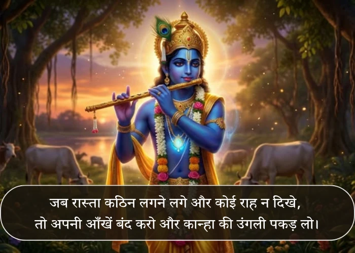 Trust Krishna Quotes in Hindi Trust Krishna Quotes in Hindi