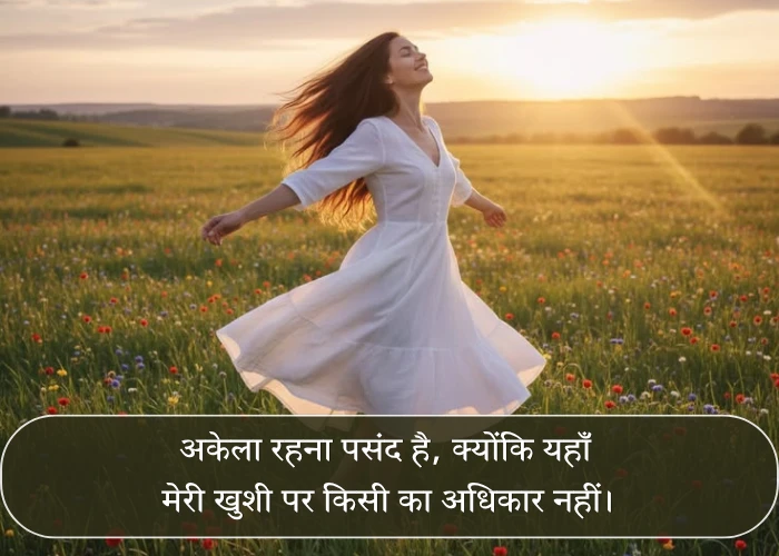 Alone Happy Quotes in Hindi Alone Happy Quotes in Hindi
