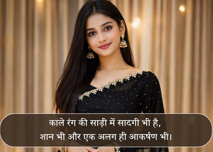 Black Saree Quotes Black Saree Quotes