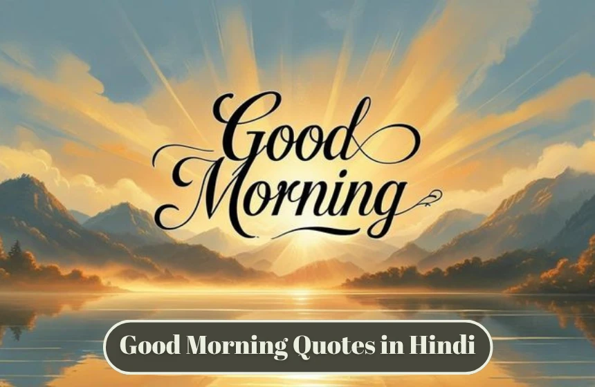 Good Morning Quotes in Hindi