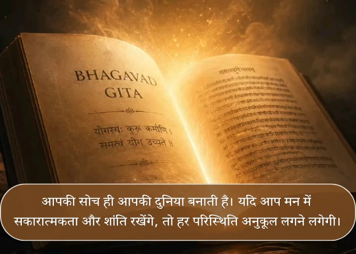 Positive Thinking Bhagavad Gita Quotes in Hindi Positive Thinking Bhagavad Gita Quotes in Hindi