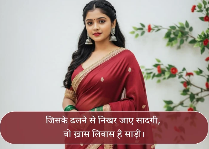 Saree Quotes in Hindi Saree Quotes in Hindi